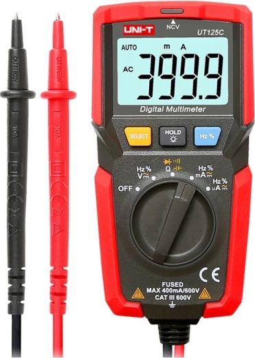 Multimètre numérique de poche Uni-T UT125C