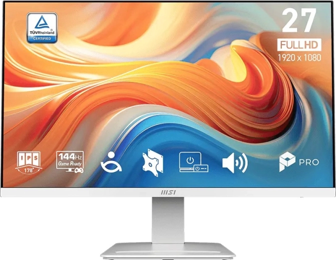 MSI PRO MP273W E14A 27" moniteur gaming et bureautique blanc