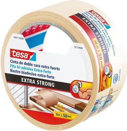Ruban pour moquette 50 mm × 10 m fortement adhésif Tesa