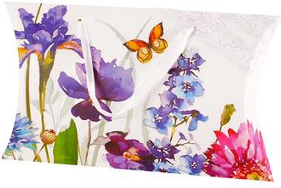 Boîte cadeau en papier pliable TORO fleurs 30 × 18 cm
