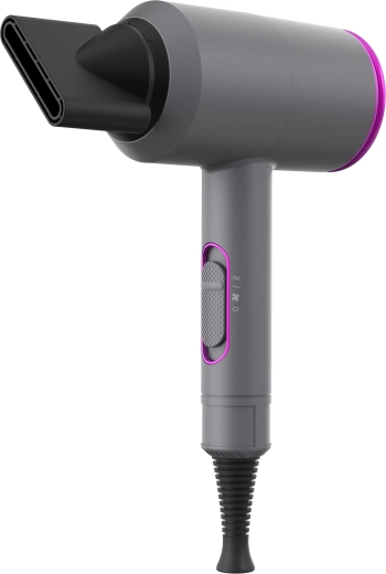 Sèche-cheveux avec diffuseur 2000 W, air froid et réglage - 1 pièce