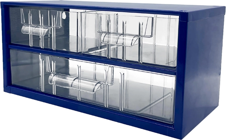 Organisateur métallique avec tiroirs 30,5 × 15 × 15,5 cm – TOKOZ