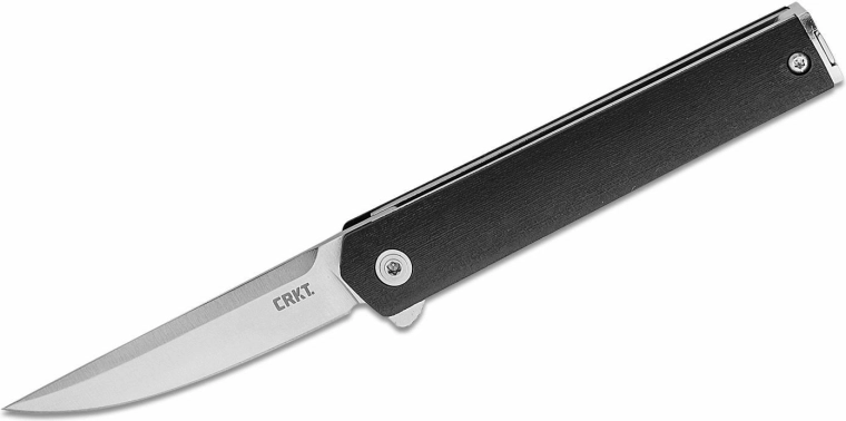 Couteau de poche CRKT CEO Compact Black, 6,6 cm, noir, GRN
