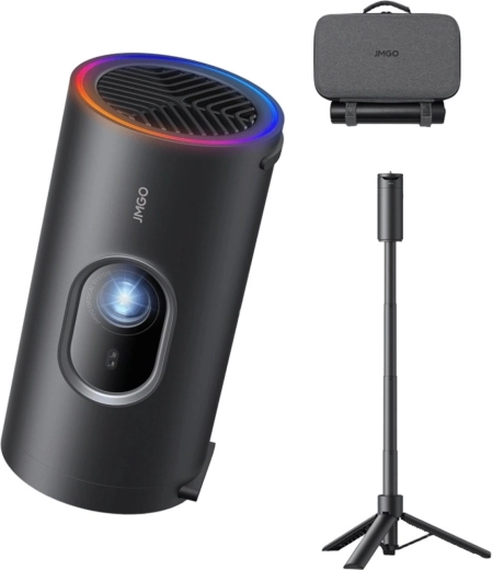 JMGO PicoPlay+ (2e génération) projecteur LED Full HD – pack avec powerbank et trépied