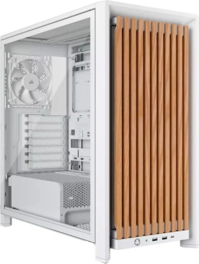 Corsair Frame 4000D WOOD RS boîtier mid-tower modulaire blanc/chêne