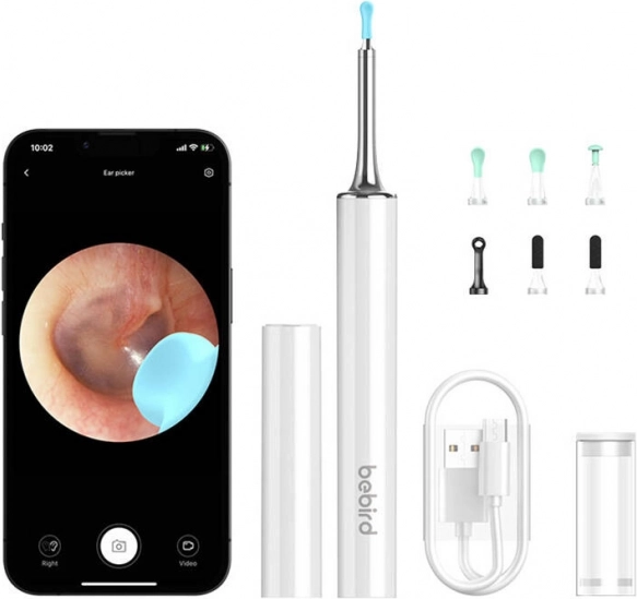 Otoscope pour le nettoyage des oreilles Bebird T15