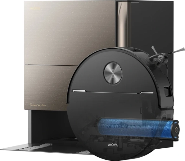 MOVA Z70 Ultra Roller Complete aspirateur robot avec serpillière et station d’accueil metal black