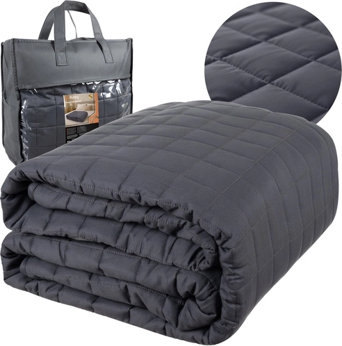 Couette lestée Ruhhy 200 × 220 cm 10 kg grise