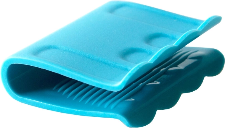 Capuchons en silicone pour poignées de casseroles – bleu et vert