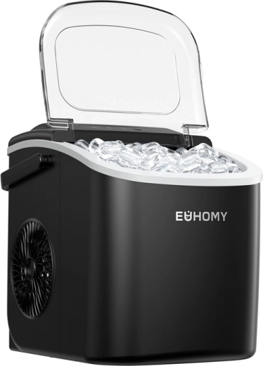 Euhomy IM001 machine à glaçons 1,2 l 12 kg noire