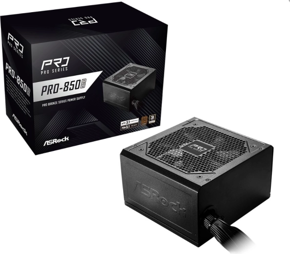 ASRock pro series alimentation 850 W 80 Plus Bronze, non modulaire