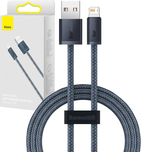 Câble Baseus Dynamic Series USB vers Lightning 2,4A 2 m gris