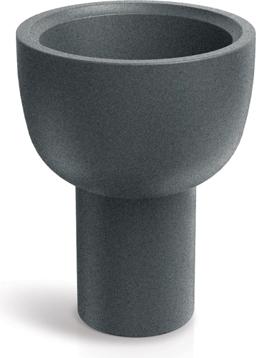 Pot de fleurs Molta Vessel 40 cm gris granit