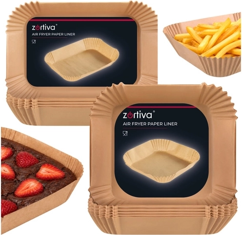 Zortiva inserts en papier pour friteuse à air chaud Air Fryer Dual (2 tailles)
