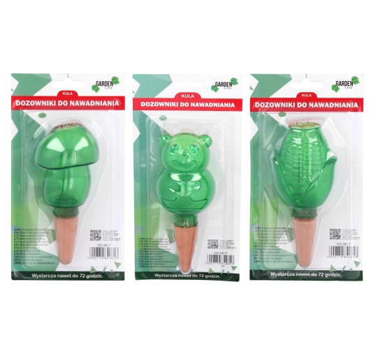 Doseur d’eau décoratif auto-irrigant pour plantes – mix de formes