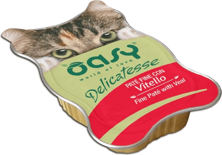 Oasy Delicatesse pâté de veau pour chats 85 g