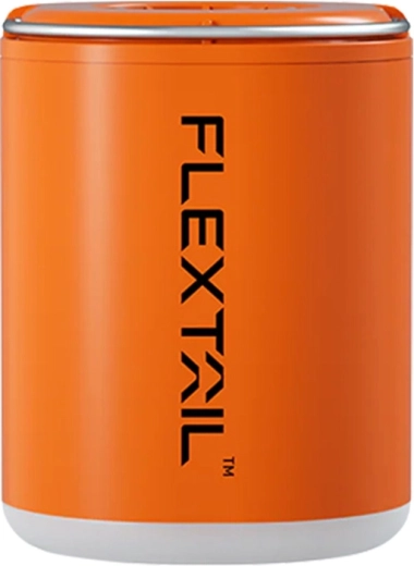 Flextail Tiny Pump 2X pompe électrique portable 3-en-1 avec lanterne, orange