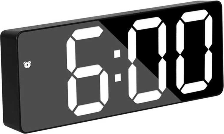 Réveil électronique LED avec thermomètre Smart-Time - 1 pièce