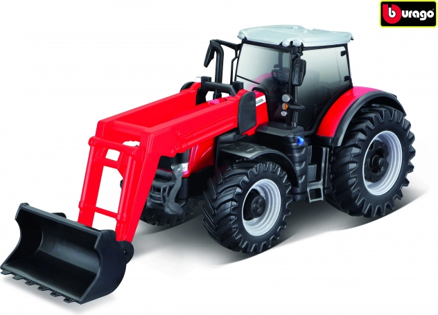 Modèle métallique de tracteur Massey Ferguson par Bburago