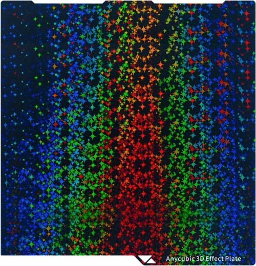 Plateau d’impression 3D double face avec effet 3D pour ANYCUBIC Kobra 3, Kobra 3 Combo, Kobra 3 V2 et Kobra 3 V2 Combo