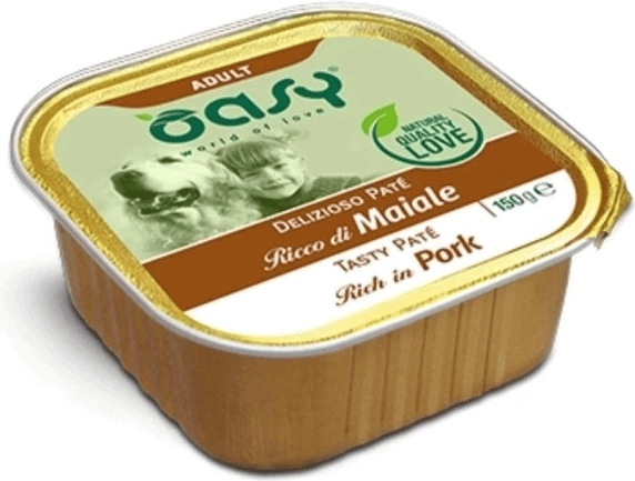 Oasy Tasty Pâté Adult au porc, 150 g