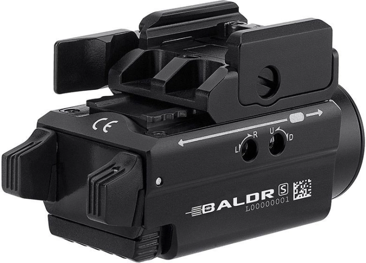 Olight Baldr S 800 lampe d’arme noire avec laser vert - 1 pièce