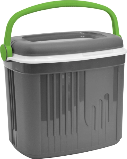 Glacière de randonnée 32 l KAMAI ICEBERG, gris foncé avec poignée verte