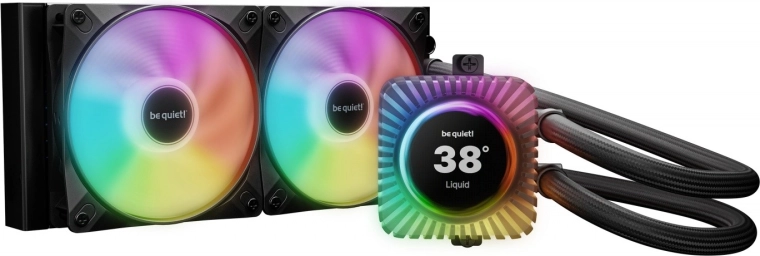 be quiet! Light Loop IO LCD 240 mm refroidissement liquide du processeur noir