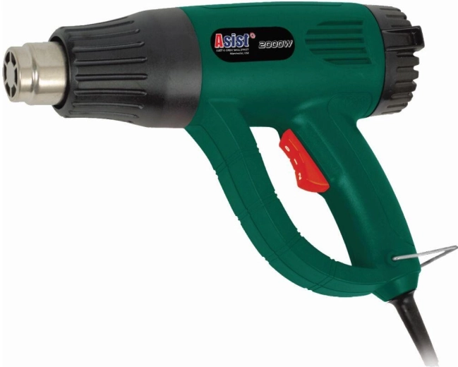 Pistolet à air chaud 2000 W avec accessoires ASIST