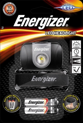 Lampe frontale LED Energizer Headlight WB 55 lm