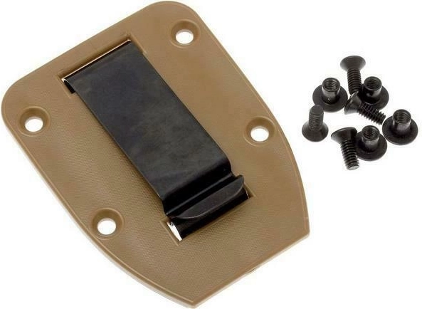 Clip ESEE Clip Plate pour étuis 3 et 4, marron