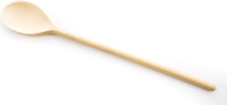 Cuillère en bois ovale BRILLANTE 25 cm