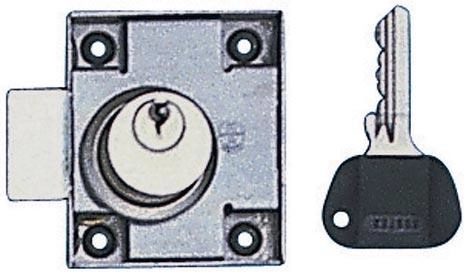 Serrure cylindrique pour meubles 118/50, droite/gauche