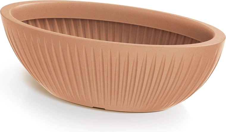Jardinière Latia Ovale 58 cm terre cuite