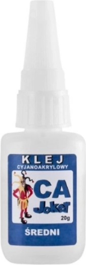 Colle cyanoacrylate Joker CA moyenne 20 g avec bouchon à aiguille