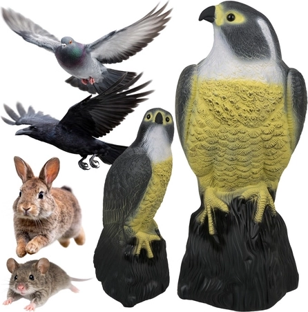 Répulsif oiseaux faucon – maquette réaliste pour balcon, jardin et vergers