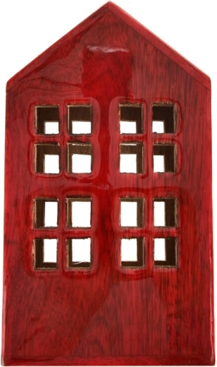 Maisonnettte Mango Red en bois de manguier, rouge
