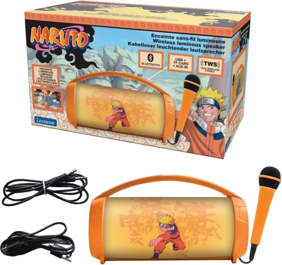 Haut-parleur Bluetooth avec microphone et effets lumineux NARUTO Lexibook
