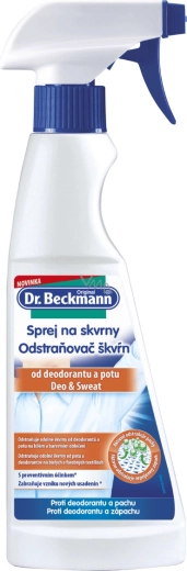 Détachant traces de déodorant et de transpiration 250 ml DR. BECKMANN
