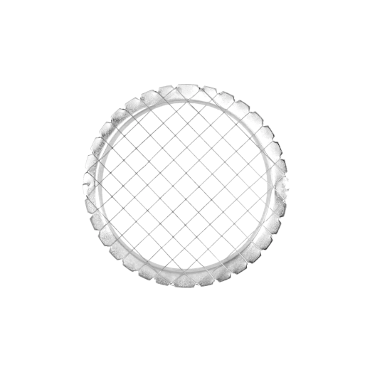 Découpe-salade en acier inoxydable à larges mailles 9,5 cm