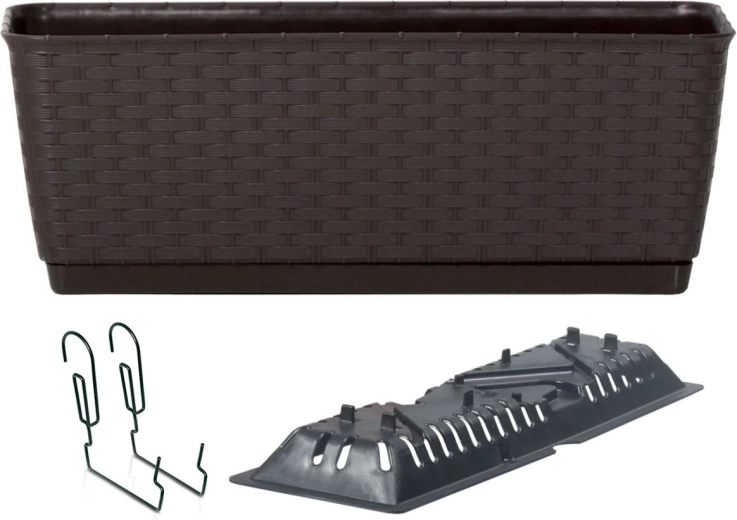 Jardinière avec crochets Ratolla 59 cm ombre