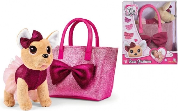 CCL Chien Chihuahua Bow Fashion dans un sac