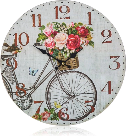 Horloge murale Bicycle 34 cm