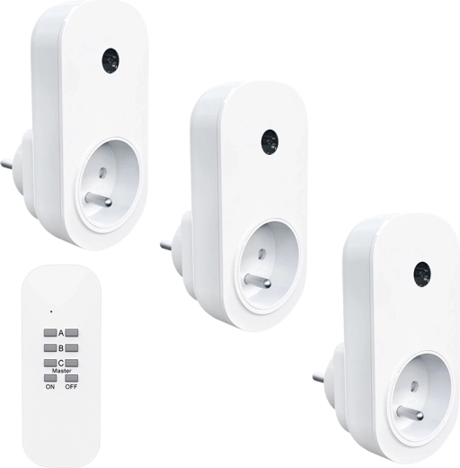 Kit Solight de prises télécommandées 3+1