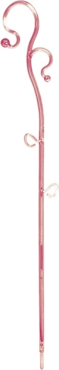Tuteur pour orchidées Decor III rose transparent 39 cm