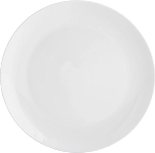 Assiette plate Bella 26 cm en porcelaine crème