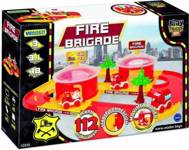 Play Tracks City pompiers – set de jeu Wader Kid Cars