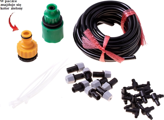 Kit d’arrosage des plantes avec rideau d’eau - 30 m 30 buses