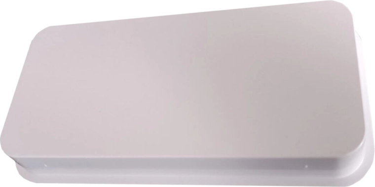 Bouchon plat 110 × 55 mm en plastique pour conduites