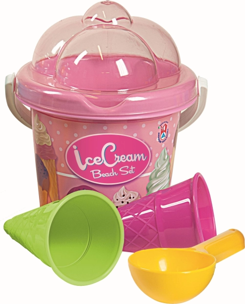 Androni set de sable Glace – petit, rose